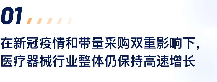 在新冠疫情和带量采购双重影响下，，，医疗器械行业整体仍坚持高速增添.png